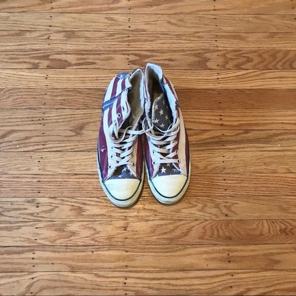 Converse Shoes - Converse Limited Edition American Flag print